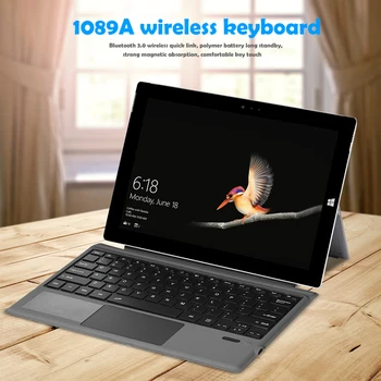 Bluetooth-ühilduva 3.0 Laetav Tablett Klaviatuuri Microsoft Surface Pro 3/4/5/6/7 Kaasaskantav Juhtmevaba Klaviatuur koos Touchpad