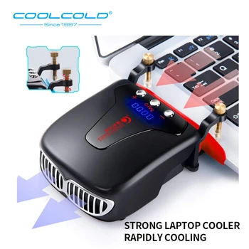 COOLCOLD K36 Sülearvuti jahutus pad Sülearvuti jahuti Sülearvuti tarvikud soojushajutamise Radiaatori Jahutuse LED näidik Ventilaatori