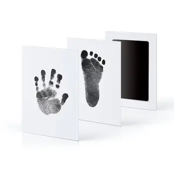 Beebi Jalajäljed Handprint Templipadjad Ohutu, Mitte-mürgised Templipadjad Komplektid Baby Shower Beebi jälg Padi Suu Prindi Pad Inkless