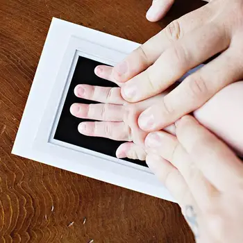 Beebi Jalajäljed Handprint Templipadjad Ohutu, Mitte-mürgised Templipadjad Komplektid Baby Shower Beebi jälg Padi Suu Prindi Pad Inkless