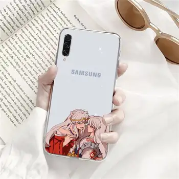 Anime Inuyasha Telefon Juhtudel Läbipaistev Selge Samsung Galaxy A71 A21s S8 S9 S10 plus lisa 20 ultra