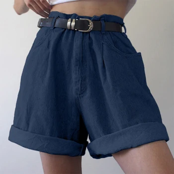 Suvel Denim lühikesed Püksid Teksad Naiste Kõrge Vöökoht lühikesed Püksid Mood Naiste Denim lühikesed Püksid Püksid Teksariidest lühikesed Püksid Streetwear lühikesed Püksid Jean Femme