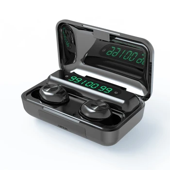 TWS Touch Juhtmeta Bluetooth-ühilduvad Kõrvaklapid, In-ear Müra Tühistamine Bluetooth Kõrvaklapid LED-Ekraan, 1200 MAh Aku Kast