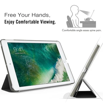 Tahvelarvutite Puhul on iPad 4 Juhul PU Ultra Slim wake Smart Cover For iPad Õhu 4 puhul Apple iPad 2 3 9.7