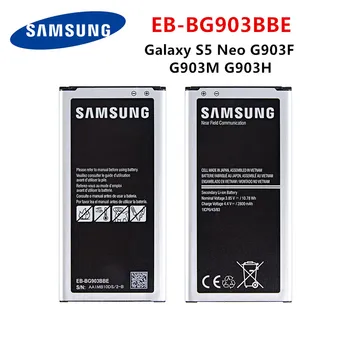 SAMSUNG Orginaal EB-BG903BBE Aku 2800mAh Samsung Galaxy S5 Neo G903F G903W G903M G903H Asendamise Patareid HÄDA
