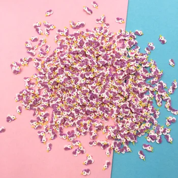 50g Cute Cartoon Ükssarvik Viilud Polymer Clay Sprinkles jaoks Käsitöö DIY Teha Cartoon Kleebis Scrapbooking Telefoni Decor:7mm