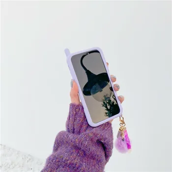 Armas Lilla Süda Telefon Case for iPhone 12 11 Pro Max XR, XS X 8 7 6 Pluss 3D, Silikoon Katte Tutt Tutt Tüdruk Naised