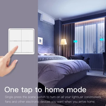 Tuya Zigbee Traadita Smart Light Switch 123 Jõukude Kaudu Smartlife App Kontrolli Smart Home Seadme Ja Stseen, Kus ZigBee Rummu Vaja