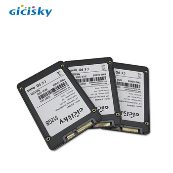 Gicisky Sata III 256GB SSD 2.5 tolline kõvaketas Sise-Solid State Drive jaoks, Sülearvuti, Sülearvuti, Lauaarvuti Macbook Pro