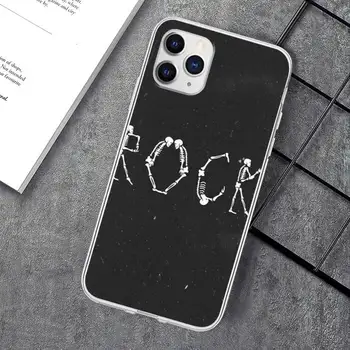 Rock Roll Kolju Läbipaistev Mobiilne Telefon Kate Puhul Xiaomi Redmi K30s Ultra Märkus 9s 9 Pro Max 10 Mi Lite 11 10T Pro