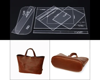 2020 New DIY Leather kraft handbag sewing pattern diy handmade craft template
