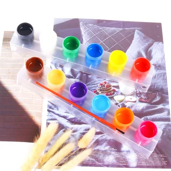 1 Set/13pcs 20 ml spetsiaalvärvid Pigmendi Värvi Graffiti Maali Pestav Sõrme Palm Pintsel Pigment Maali Komplekt Lastele