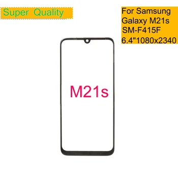 10tk/Palju Samsungi Galaxy M21S Touch Ekraan Ees Klaas LCD Välimine Ekraan Objektiivi M21s SM-F415F Esi Klaas Koos OCA Liimi