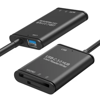 2 in 1 Mälukaardi Lugeja OTG Adapter Leibkonna Arvuti USB Tüüp 3.1 C-USB 3.0 Ohutuse Osad PC Mobiiltelefon