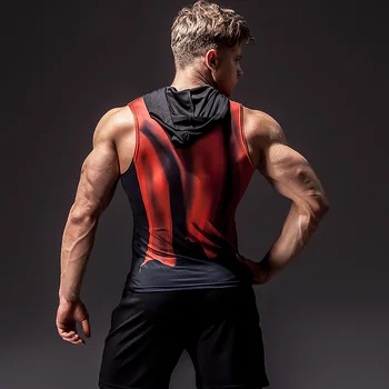 2021 Superkangelane 3D-printimine kulturismis stringer, tank top meeste Kõrge elastsus fitness vest lihaste poisid varrukateta hupparit vest