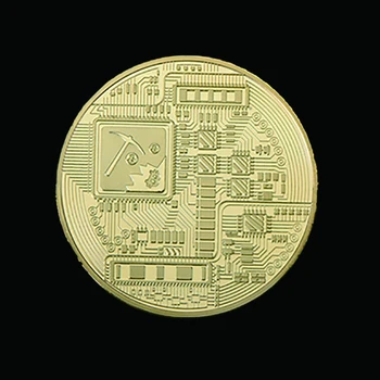 Ameerika Ühendriigid Bitcoin kuldmünt Kunsti Kogumine meeldejääv Kingitus MEILE CoinMetal Antiik Imitatsioon W/ Plastic Raam