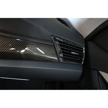 Eest-BMW X1 E84 2011-ABS Auto süsinikkiu ABS Interjöör Center Console Kaitse Paneeli Katta Sisekujundus Tarvikud