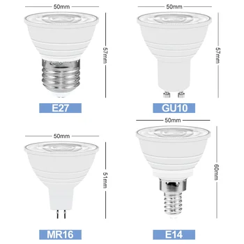 GU10 Lampara E27 RGB LED Lamp, 220V Smart Pirn E14 LED 15W Värvikas Tähelepanu keskpunktis MR16 Lühter Pirnid Siseruumides RGBWW Magic Lamp