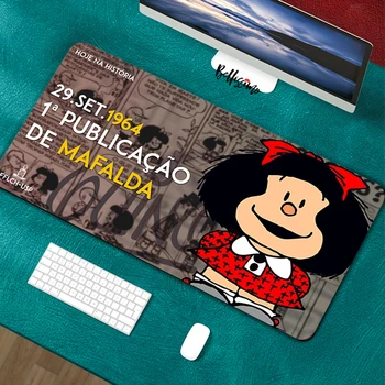 Anime Mafalda Gaming Mouse Pad ARVUTI Sülearvuti Lauaarvuti Suur Lukk Serv Mousepad Laua Tabel Matt Dot 2 Lol CSGO Gamer XXL