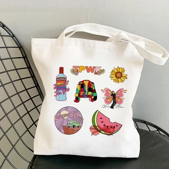 Ühes Suunas ostukott bolso eco lõuend recycle kott puuvill bolsas de tela koti riie string ecobag bolsas reutilizables haarata