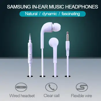 Uus Android Samsung Kõrvaklapid S4 Kõrvaklapid Koos Sisseehitatud Mikrofoni 3,5 mm-Kõrva Juhtmega Kõrvaklapid Nutitelefonid Tasuta Kingitus