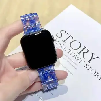 Vaik rihma apple watch band 44mm 40mm 42mm 38mm correa läbipaistev watchband jaoks iwatch 6-se seeria 5 4 3 2 1 aas käevõru