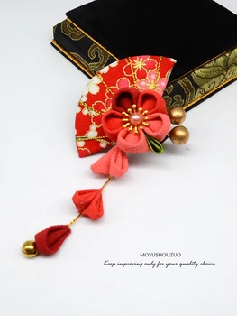Hulgi-Jaapani Kimono Fänn klambri külge Naine Juuksed Clip Cosplay Kimono Käsitsi valmistatud Juuste Aksessuaarid, Headdress Ilus Peakatet