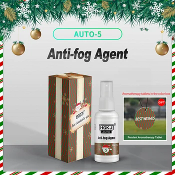 HGKJ-AUTO-Xmas-5 Anti-fog Agent Auto Anti-fog Agent Auto Klaas Nano Hüdrofoobne Kate Spray Prillid Kiiver Defogging TSLM1