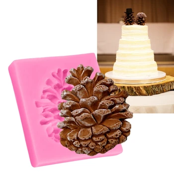 Justdolife Pinecone Silikoon Kook Hallituse 3D-Fondant Hallituse Cupcake Jelly Candy Šokolaadi Kaunistamiseks Küpsetamine Vahend, Hallitusseened Kook Vahendid