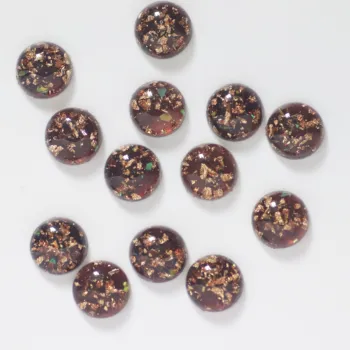 40pcs 10mm Glitter Vaik Ring Flatback kivi ümber DIY Telefon/Nupp Käsitöö Kaunistamiseks Pulmad rhinestone-Z118