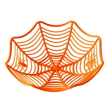 Halloween Must Oranž Spider Web Puu-Plaat Candy Biskviit, Šokolaad, Pakett Candy Box Halloween Kaunistamiseks Pool Tarvikud