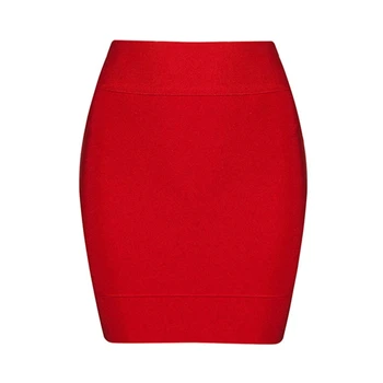 2020. Aasta Mood Kevad Punane Pliiats Seelik Kõrgel-Waisted Vabaaja Sidemega Seelikud Slim Pakett Hip Office Kanda Mini Kleit Naiste Riided