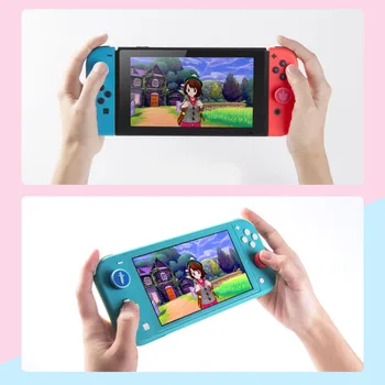 Nintendo Lüliti Lite Rõõmu-con Töötleja Thumbstick Juhul Mõõk ja Kilp Teema Nintend Thumb Stick Käepide Kork Juhtnuppu Kate