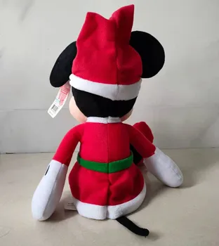 Autentne Disney Minnie Mouse Jõulud Müts Cosplay -, Plüüš-Mänguasi, Pehmed Nukud 35cm Kawaii Kid Kingitus