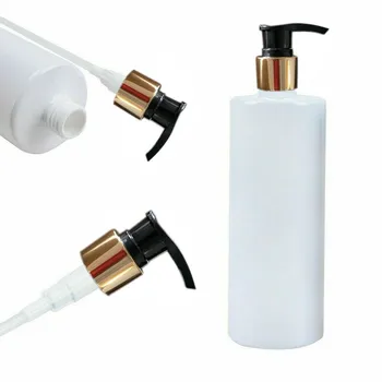 3tk Valge Emulsioon Pump Pudel 500ml Plastikust Läikiv Hõbe Kuld Tühi seebidosaator Jaoks Vaht Emulsioon Käte Pesemine Šampoon