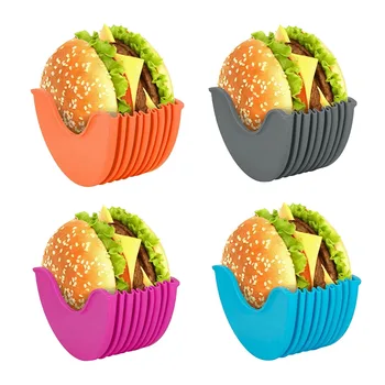 Silikoon Burger Omanik Sandwich Clip Shell Ülestõstetav Korduvkasutatavad Toidu-Bun Hammas Majapidamises Köök Lihtne Tarvikud