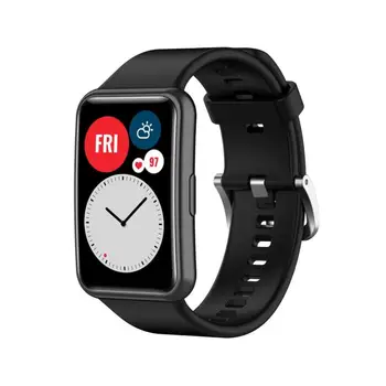 Silikoon On Pehme Smartwatch Sport Randme Watchband Jaoks Huawei Vaadata Paigaldage Rihm 2020 Bänd Smart Käepaela Käevõru Ametlik Tarvikud