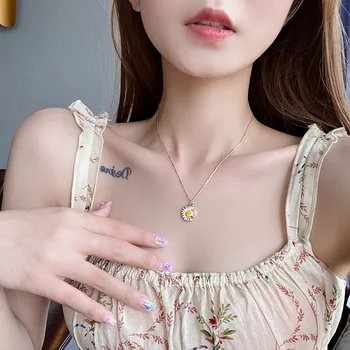 Korea fashion Daisy Lill, Liblikas Pearl Südame Ripats Kaelakee Naiste Tüdruk Armas Elegantne Clavicle Krae Naine collier