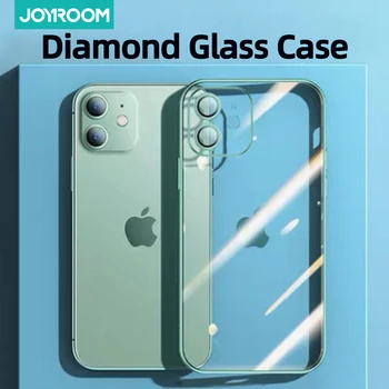 Joyroom Case For iPhone 12 Pro Max mini Raske Tagasi PC+Eadge TPÜ Põrutuskindel Objektiivi kaitsekaas iPhone 12 Läbipaistev Juhul