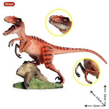 Oenux Originaal Jurassic Dinosaurus Simulatsiooni Savage T-Rex Stygimoloch Saichania Velociraptor Tegevus Arvandmed PVC Mudel Kid Mänguasi