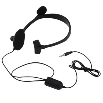 Kõrvaklappide Professionaalne ühepoolne Gaming Headset Kõrvaklapid Mikrofoniga XBOX ÜKS PS4 Kingitused Kaasaskantav Audio Video
