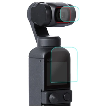 Karastatud Klaasist Ekraan Kaitsja Kaas DJI OSMO Tasku 2 Pihuarvutite Gimbal Action Kaamera Objektiiv, LCD-Ekraani Kaitse Kile Puhul