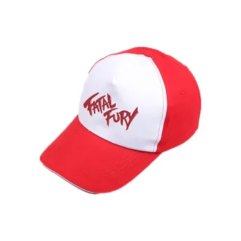 Uus Terry Bogard ühise Põllumajanduspoliitika RAEV SURMAGA Müts King of Fighters Aednik ühise Põllumajanduspoliitika Cosplay Coser Puuvill ühise Põllumajanduspoliitika Müts Mütsid Meestele Cosplay