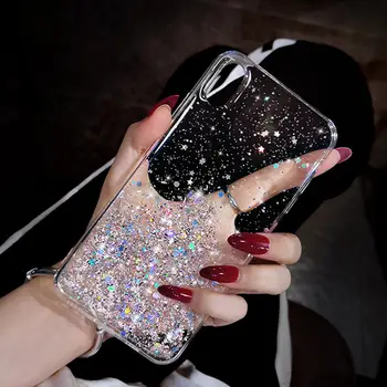 Luksus Bling Sära Telefon Case For iPhone 11 Pro Max 12 Mini XS Max XR Silicon Cover iPhone 7 8 6 Plus SE 2020 tagakaas