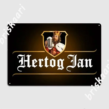 Hertog Jan Dubbel Retro Metallist Plaat Holland Seinast, Seinamaal Garaaž Klubi Teenetemärgi Holland Õlu Metallist Plakatid Metallist Märgid