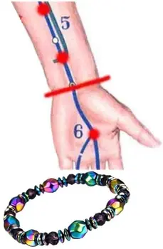 Uus Magnetvälja Energia Tervendav Käevõru - Värvikas Hematiit Kett Käevõru Unisex Magnet Tervise Artriit Valu Käevõrud