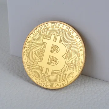 BITCoin Kunsti Kogumine kullatud Füüsilise Bitcoins BTC Bitcoin, mille Puhul Kingitus Füüsilise Metalli Antiik Imitatsioon hõbemündid