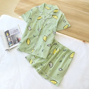 Uus Cute Cartoon Bear Pidžaamad Komplekt Naistele Puuvillased Lühikesed Varrukad Lühikesed Püksid Pijama Daamid Pajama Komplekti Jaapani Lihtne Kodus Kandma