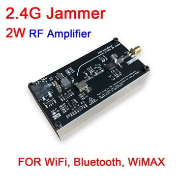 2,4 Ghz WiFi Pühkima Sagedus Jammer kilp, signaali häired, 2W RF võimendi jaoks 2.4 G wifi, Bluetooth, WiMAX,