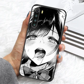 Hentai Anime Tüdruk Seisab Telefoni Puhul Xiaomi Redmi Lisa 7 7A 8 8T 9 9A 9S 10 K30 Pro Ultra must mood shell tpü hoesjes